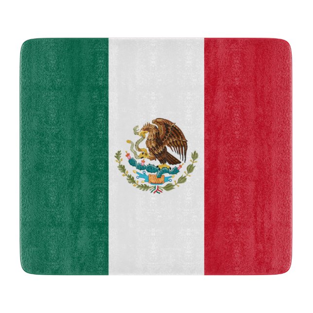 Tabla De Cortar Bandera de México, Bandera de la República Mexican (Anverso)