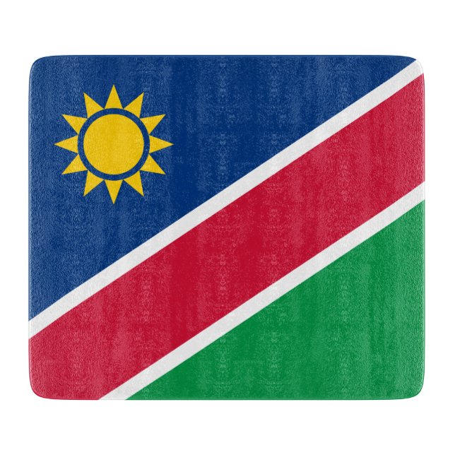 Tabla De Cortar Bandera de Namibia (África meridional) (Anverso)