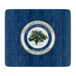 Tabla De Cortar Bandera de North Charleston (Carolina del Sur)