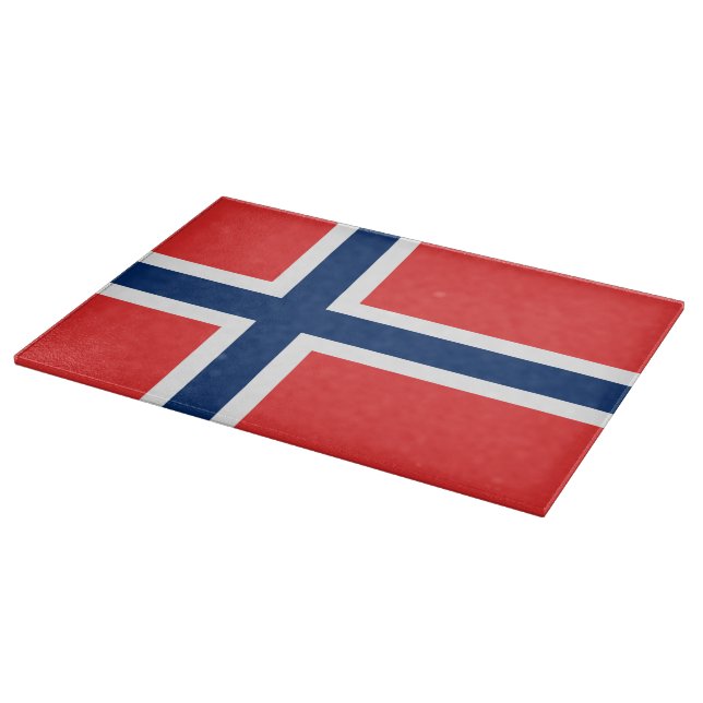 Tabla De Cortar Bandera de Noruega (Borde)