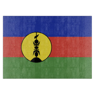 Tabla De Cortar Bandera de Nueva Caledonia
