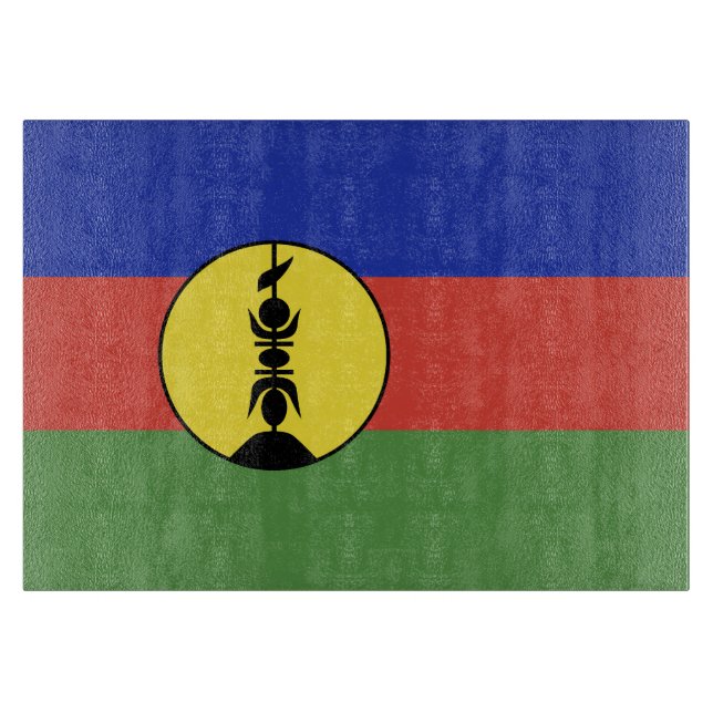 Tabla De Cortar Bandera de Nueva Caledonia (Anverso)