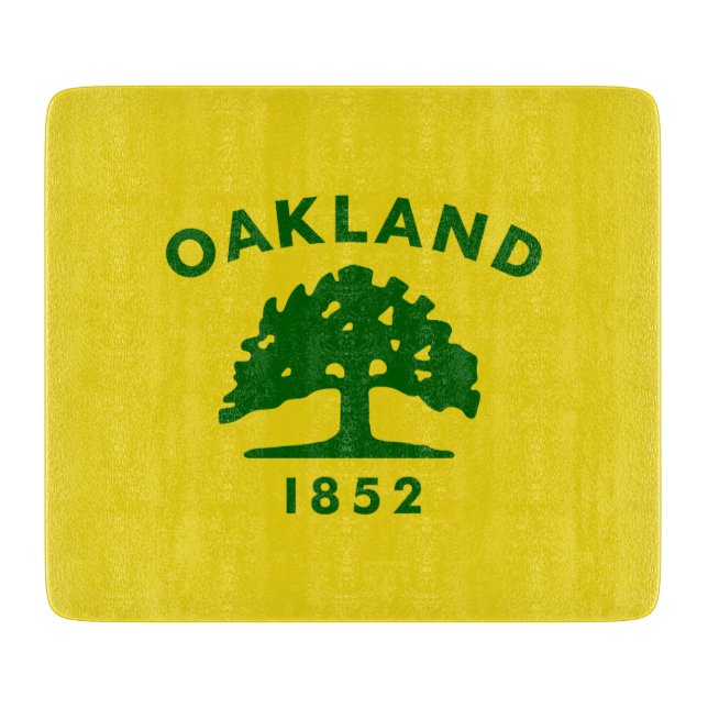 Tabla De Cortar Bandera de Oakland (California) (Anverso)