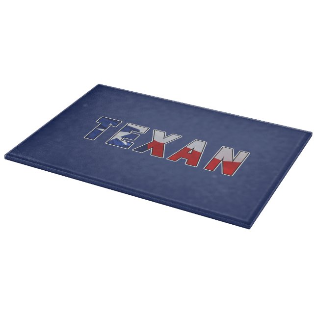 Tabla De Cortar Bandera de ondeo texana (Borde)