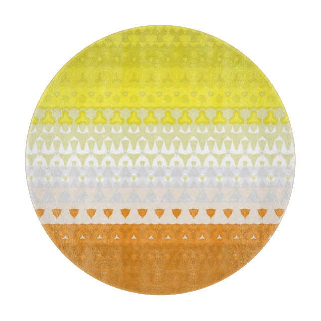Tabla De Cortar Bandera de Orgullo Maverique Geométrica Boho Funky (Anverso)
