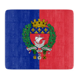 Tabla De Cortar Bandera de París (Francia)