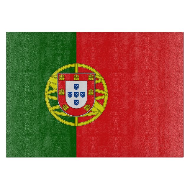 Tabla De Cortar Bandera de Portugal (Anverso)