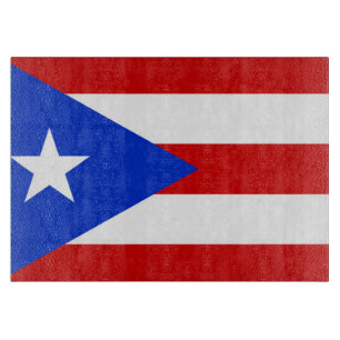 Tabla De Cortar Bandera de Puerto Rico