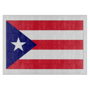 Tabla De Cortar Bandera de Puerto Rico