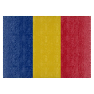 Tabla De Cortar Bandera de Rumania