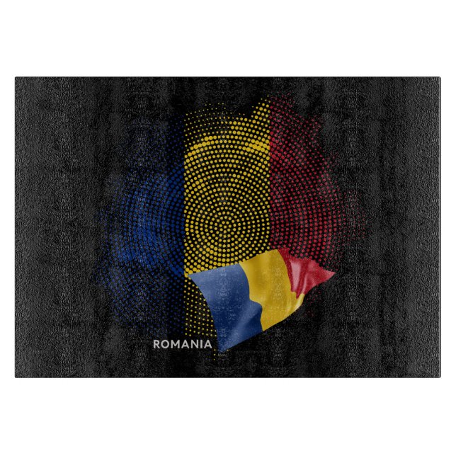 Tabla De Cortar bandera de Rumania (Anverso)
