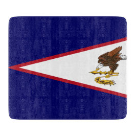Tabla De Cortar Bandera de Samoa Americana