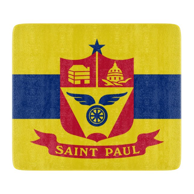 Tabla De Cortar Bandera de San Pablo (Minnesota) (Anverso)