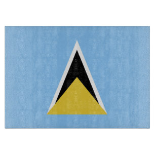 Tabla De Cortar Bandera de Santa Lucía