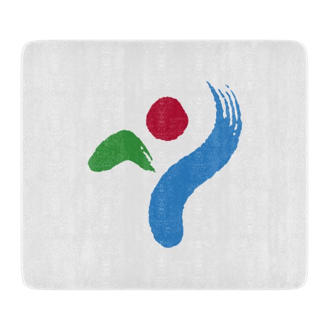 Tabla De Cortar Bandera de Seúl (Corea del Sur) (Anverso)