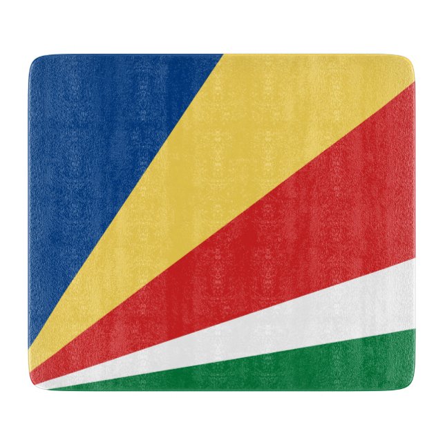 Tabla De Cortar Bandera de Seychelles (Anverso)