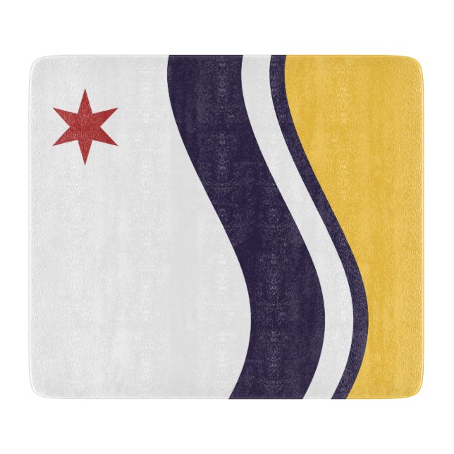 Tabla De Cortar Bandera de South Bend (Indiana) (Anverso)