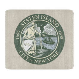 Tabla De Cortar Bandera de Staten Island (municipio de Nueva York)