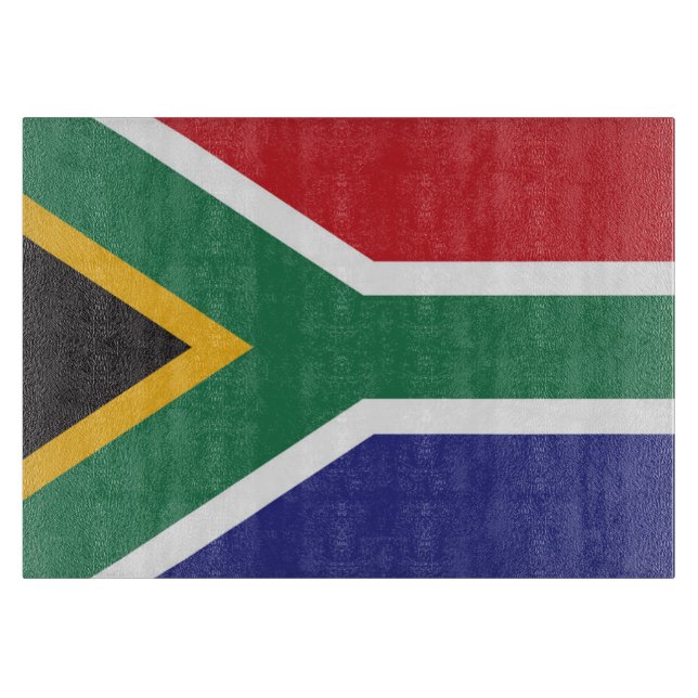 Tabla De Cortar Bandera de Sudáfrica (Anverso)