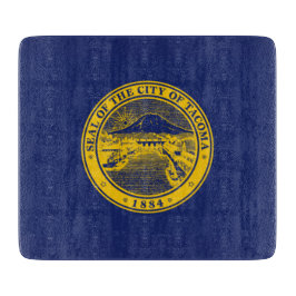 Tabla De Cortar Bandera de Tacoma (Ciudad de Washington)