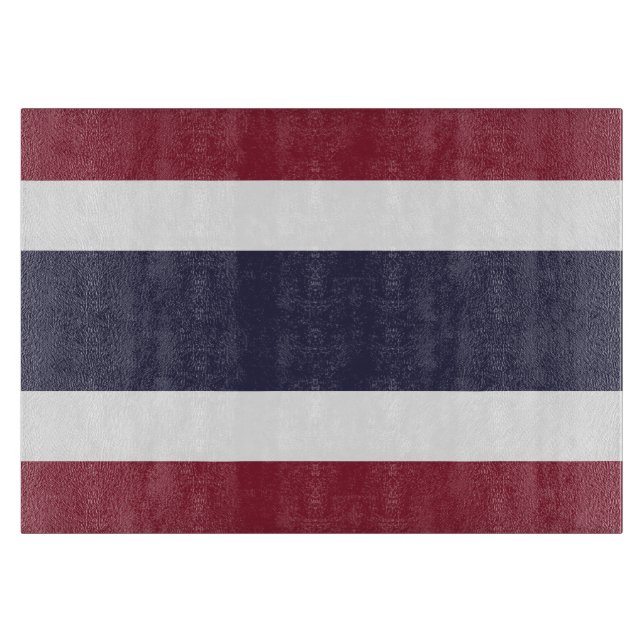 Tabla De Cortar Bandera de Tailandia (Anverso)