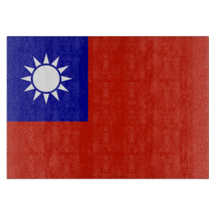 Tabla De Cortar Bandera de Taiwán