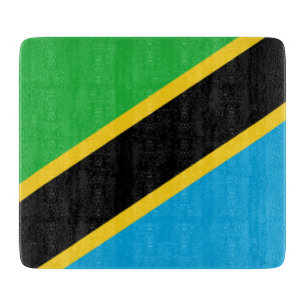 Tabla De Cortar Bandera de Tanzania