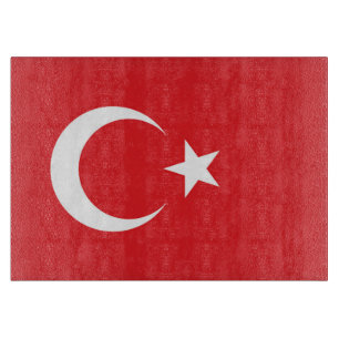 Tabla De Cortar Bandera de Turquía