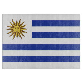 Tabla De Cortar Bandera de Uruguay