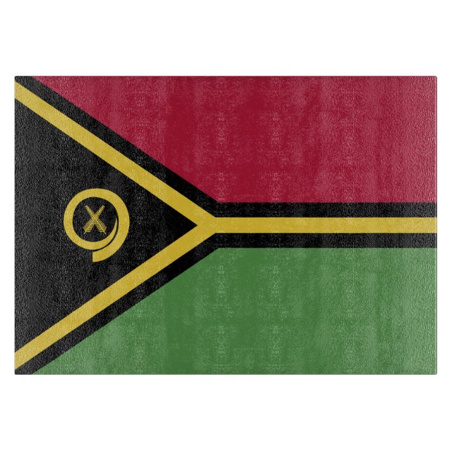Tabla De Cortar Bandera de Vanuatu (Anverso)