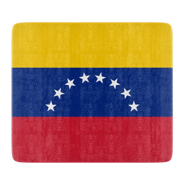 Tabla De Cortar Bandera de Venezuela (Anverso)