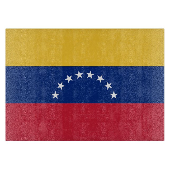 Tabla De Cortar Bandera de Venezuela (Anverso)