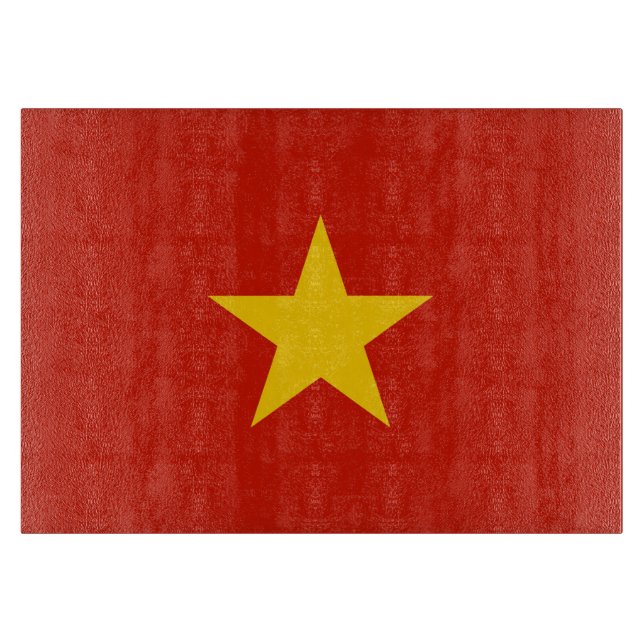 Tabla De Cortar Bandera de Vietnam (Anverso)