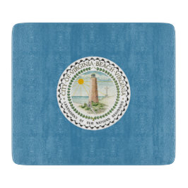 Tabla De Cortar Bandera de Virginia Beach (Virginia, Estados Unido