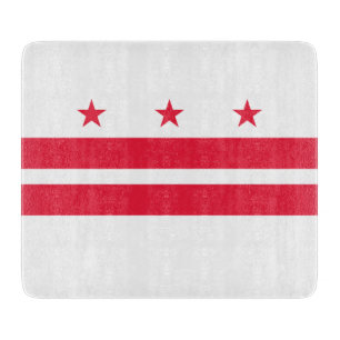 Tabla De Cortar Bandera de Washington D.C. (Distrito de Columbia)