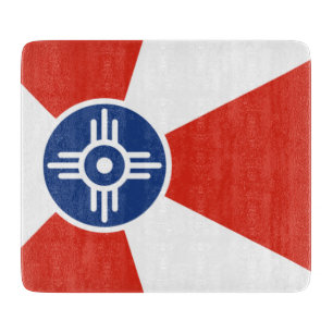 Tabla De Cortar Bandera de Wichita (Kansas, Estados Unidos)