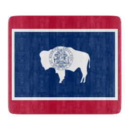 Tabla De Cortar Bandera de Wyoming