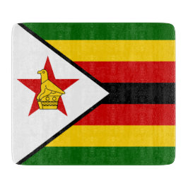 Tabla De Cortar Bandera de Zimbabue