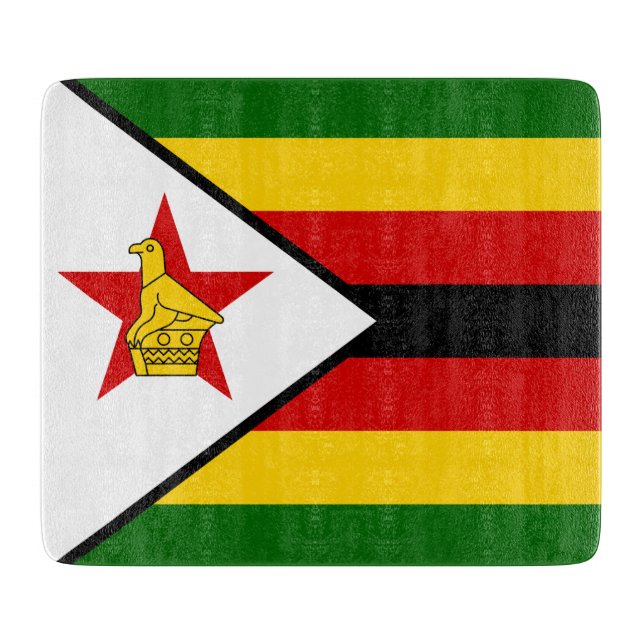 Tabla De Cortar Bandera de Zimbabue (Anverso)