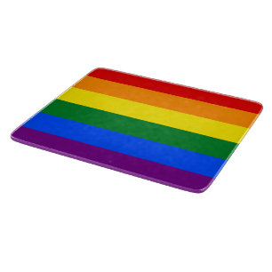 Tabla De Cortar Bandera del arco iris (LGBT)