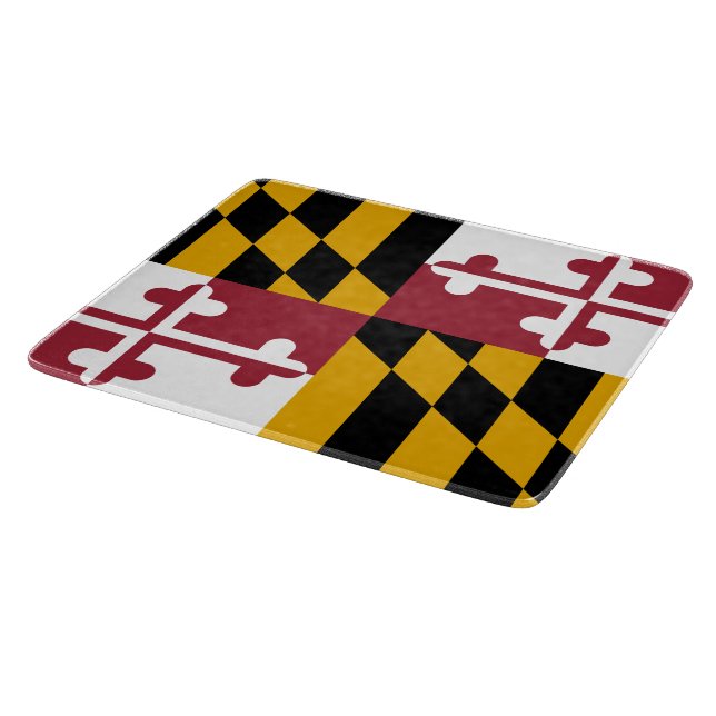 Tabla De Cortar Bandera del Estado de Maryland (Borde)