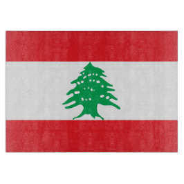 Tabla De Cortar Bandera del Líbano