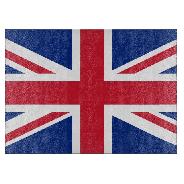 Tabla De Cortar Bandera del Reino Unido (Anverso)