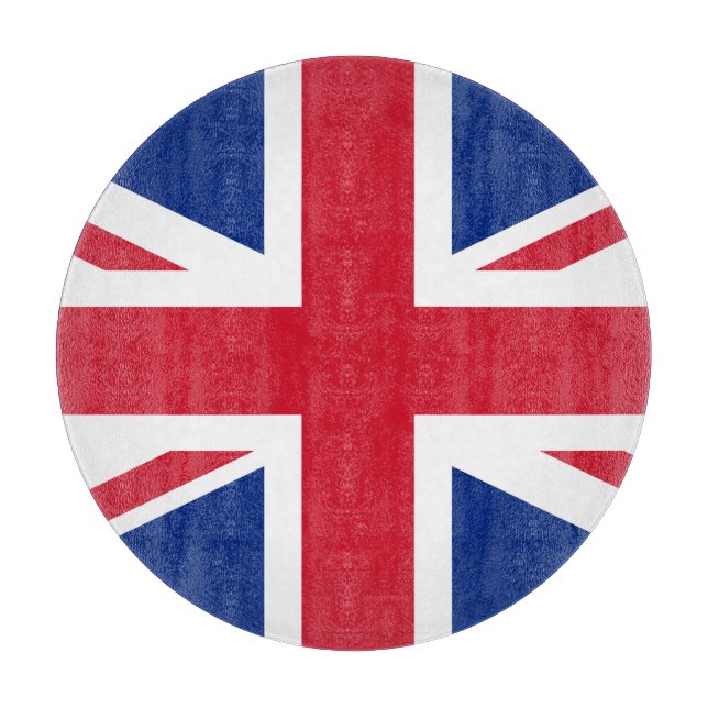 Tabla De Cortar Bandera del Reino Unido (Anverso)