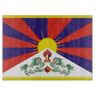 Tabla De Cortar Bandera del Tíbet Libre