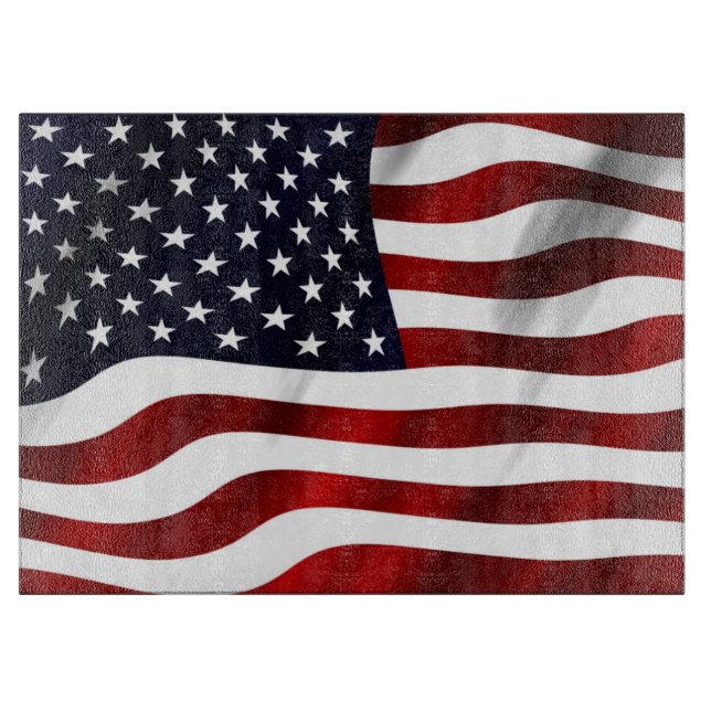 Tabla De Cortar Bandera estadounidense (Anverso)