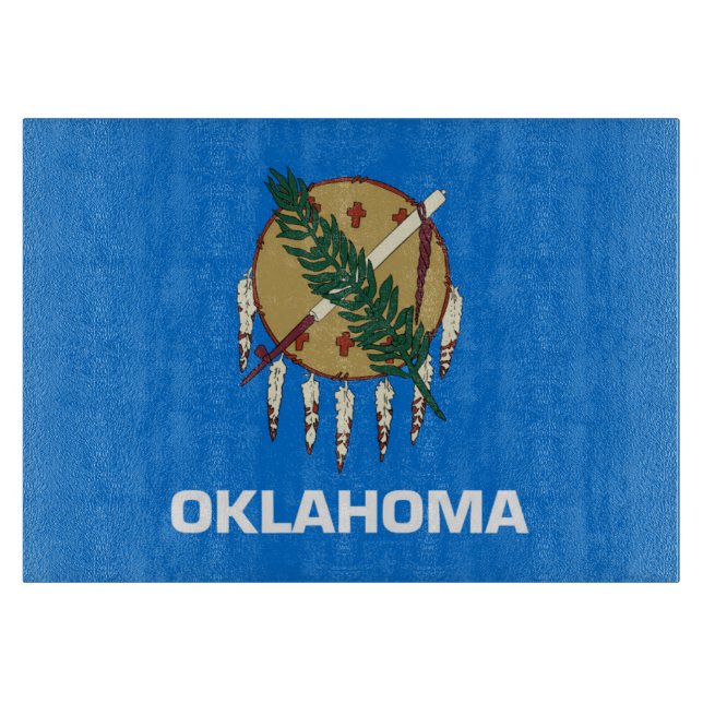 Tabla De Cortar Bandera estatal de Oklahoma, Estados Unidos (Anverso)
