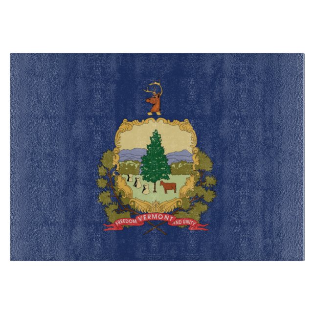 Tabla De Cortar Bandera estatal de Vermont, Estados Unidos (Anverso)