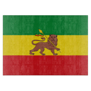 Tabla De Cortar Bandera etíope vieja