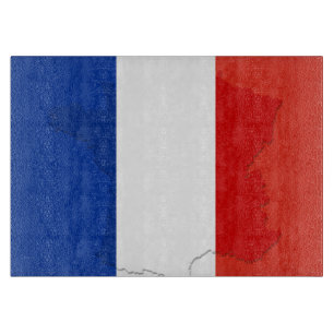 Tabla De Cortar Bandera francesa